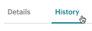 NO ALT custom reports history tab