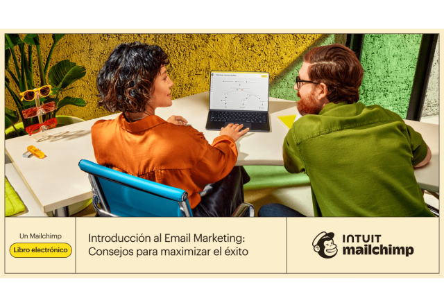 Portada del libro electrónico de Mailchimp Introducción al email marketing: consejos para maximizar el éxito