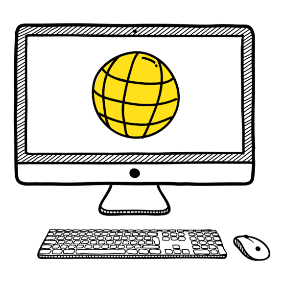 computer screen