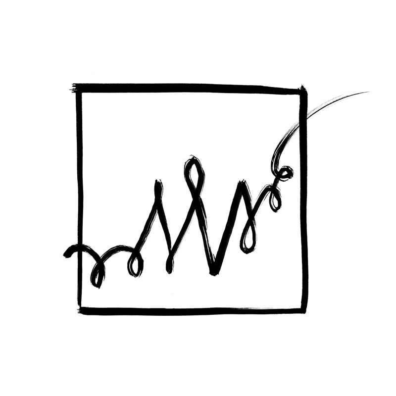 Upward graph illustration
