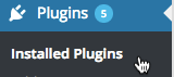 Imagen: captura de pantalla de los plugins instalados en WordPress.