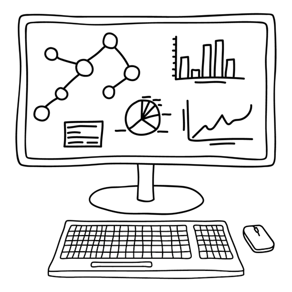 Computer with different metrics
