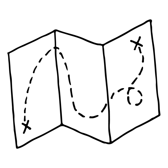 Graphic of a map