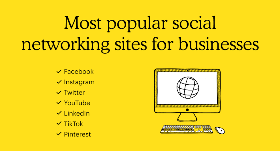 Most popular social networking sites for businesses 