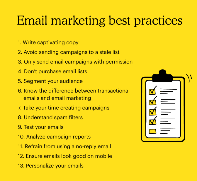Email marketing best practices